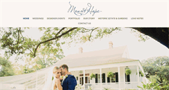 Desktop Screenshot of mounthopeplantation.com