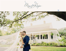 Tablet Screenshot of mounthopeplantation.com
